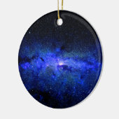 Milky Way Galaxy Space Foto Keramisch Ornament (Links)
