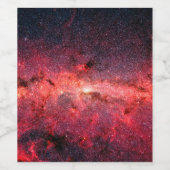 Milky Way Galaxy Wijn Etiket (Enkel label)