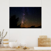 Milky Way night sky, California Poster (Keuken)