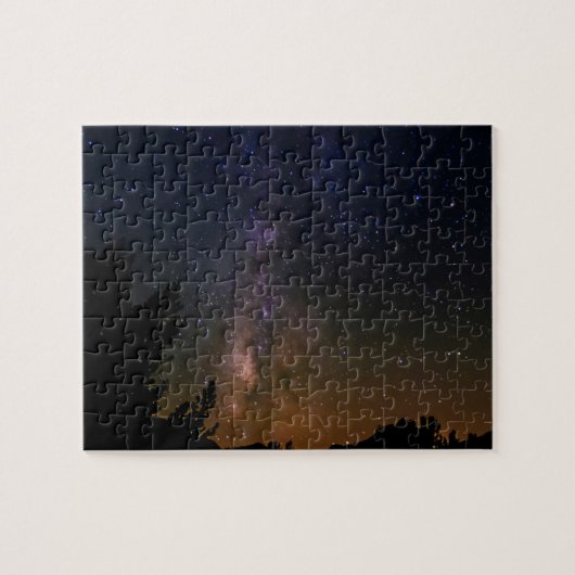 Milky Way night sky, Californië Legpuzzel (Horizontaal)