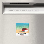 Mill Bay Devon Rail poster Magneet (Insitu (Vaatwasser))