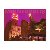 Mill City bij nacht