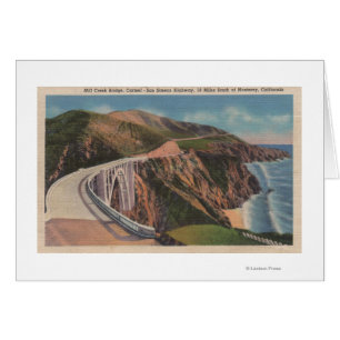 Mill Creek Bridge op San Simeon Hwy vlakbij