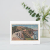 Mill Creek Bridge op San Simeon Hwy vlakbij Briefkaart (Staand voorkant)