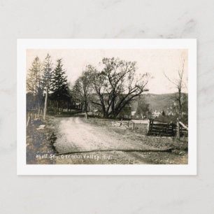Mill St., German Long Valley, NJ Vintage Briefkaart