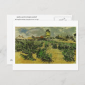 Mill van Alphonse Daudet, Vincent van Gogh Briefkaart (Voorkant / Achterkant)
