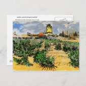 Mill van Alphonse Daudet, Vincent van Gogh Briefkaart (Voorkant / Achterkant)