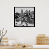 Mill van James River & Richmond, VA 1865 Poster (Keuken)