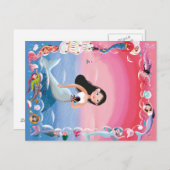 Milla de Zeemeermin illustratie Briefkaart (Voorkant / Achterkant)