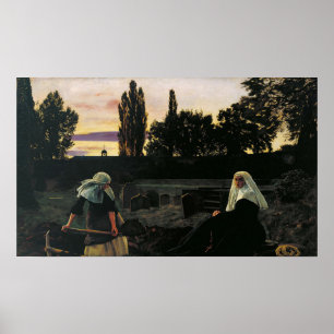 Millais - De vallei van de rust Poster