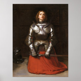 Millais - Joan of Arc Poster
