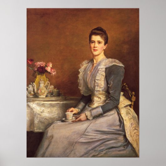 Millais - Mary Chamberlain 1891 Poster (Voorkant)
