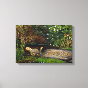Millais Ophelia Canvas Afdruk