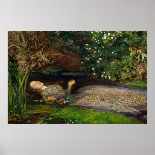 Millais Ophelia CC0008 Poster (Voorkant)