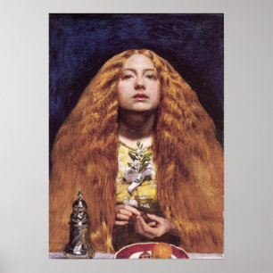 Millais - The Bridesmaid 1851 Poster