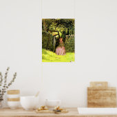 Millais - Wachten op 1854 Poster (Keuken)