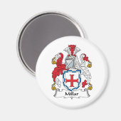 Millar Family Crest Magneet (Voorkant / Achterkant)