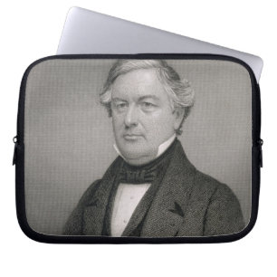 Millard Fillmore, gegraveerd door Thomas B. Welch  Laptop Sleeve