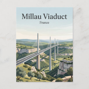 Millau Viaduct Frankrijk Briefkaart