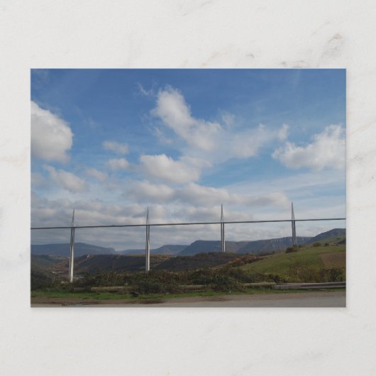 Millau Viaduct, Frankrijk Briefkaart (Voorkant)
