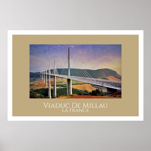Millau Viaduct, Frankrijk Poster (Voorkant)