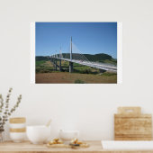 Millau viaduct poster (Keuken)
