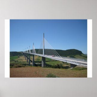Millau viaduct poster