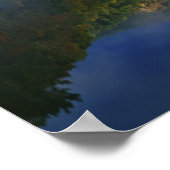 Millcreek Lake- en najaarskleuren bij zonsopgang, Poster (Hoek)