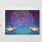 Mille et une nuits invitation magique de tapis de (Dos)