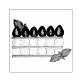 Mille Feuille Frans Voedsel Bladerdeeg Frambozen Rubberstempel (Afrduk)