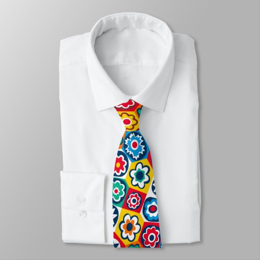 Mille Fiori Patterned Stropdas (Gebonden)