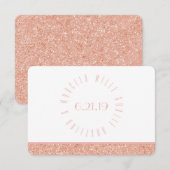 Mille Grazie Rose italien Merci Parties scintillan (Devant / Derrière)