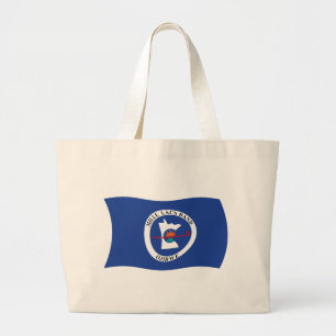 Mille Lacs Band Reservation Flag Canvas tas
