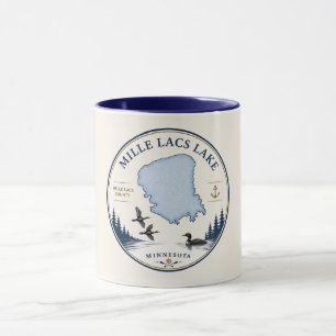 Mille Lacs Lake, MN Blokhut/Woondecoratie & Cadeau Mok