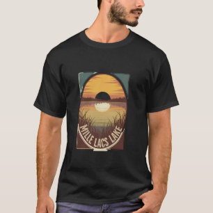 Mille Lacs-meer Schitterende Zonsondergang Reflect T-shirt