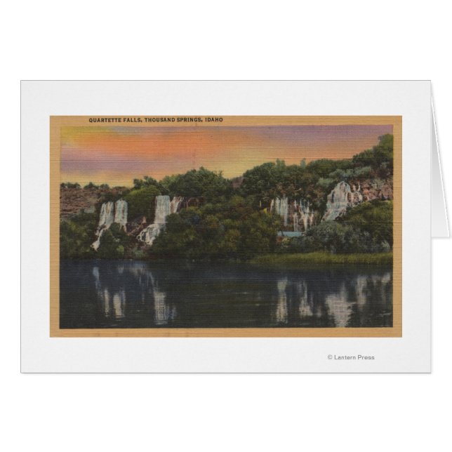 Mille sources, IDView of Quartette Falls (Devant horizontal)