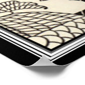 "Mille vies" Art Déco Imprimer 16 x 20 (Coin)