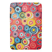 Millefiori Abstracte fijnbloem Badmat (Voorkant Verticaal)