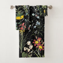 Millefleur badkamer handdoek set