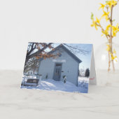 « Milleniery & Dress Maker » Carte de Noël (Fleur jaune)