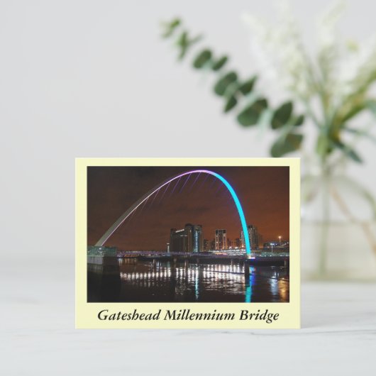 Millenium Bridge, Gateshead Briefkaart (Staand voorkant)