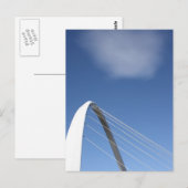 Millenium Bridge Newcastle, England Post Card Briefkaart (Voorkant / Achterkant)
