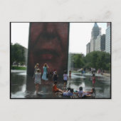 Millenium Park Fountain Briefkaart (Voorkant)