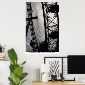 Millenium Wheel - Londen Poster (Thuiskantoor)