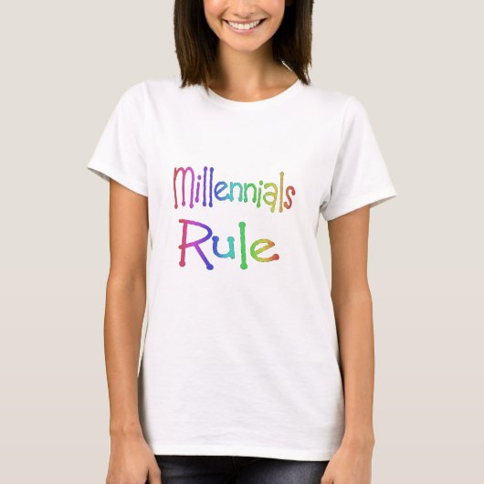 milleniumregel voor het ontwerp van een millennium t-shirt (Voorkant)