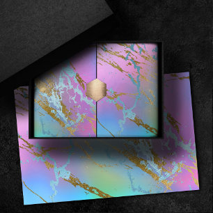 Millennial Marmer   Speelse Regenboog Pastel Ombre Tissuepapier