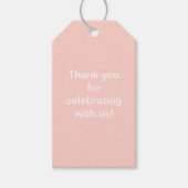 Millennial Pink Cadeaulabel (Voorkant)