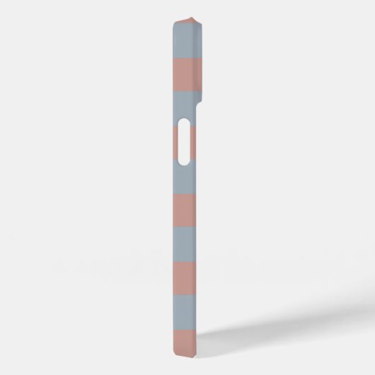 Millennial roze en ijsblauwe kleur blokstrepen Case-Mate iPhone case (Achterkant / Rechts)