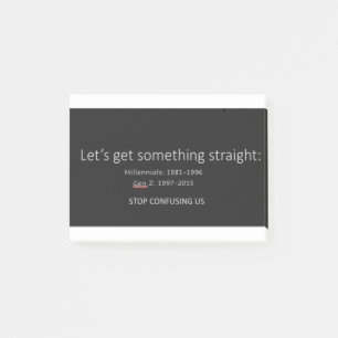 Millennials en Gen Z Post-it® Notes
