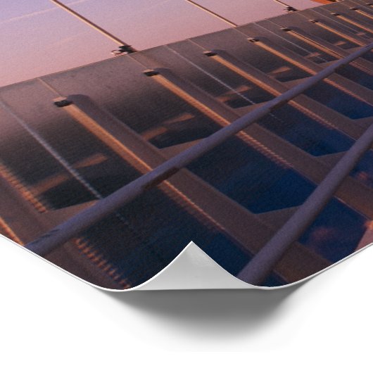 Millennium Bridge, Lowry Center, Salford Poster (Hoek)